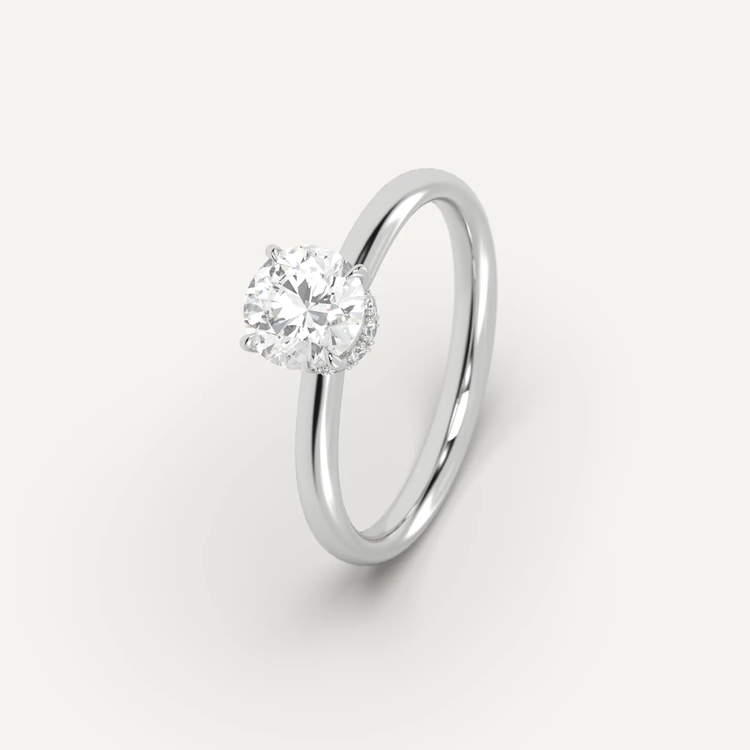 1 1/2 carat Round Cut Diamond Ring