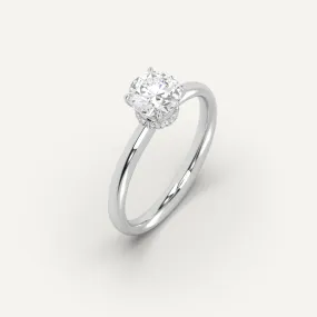 1 1/2 carat Round Cut Diamond Ring