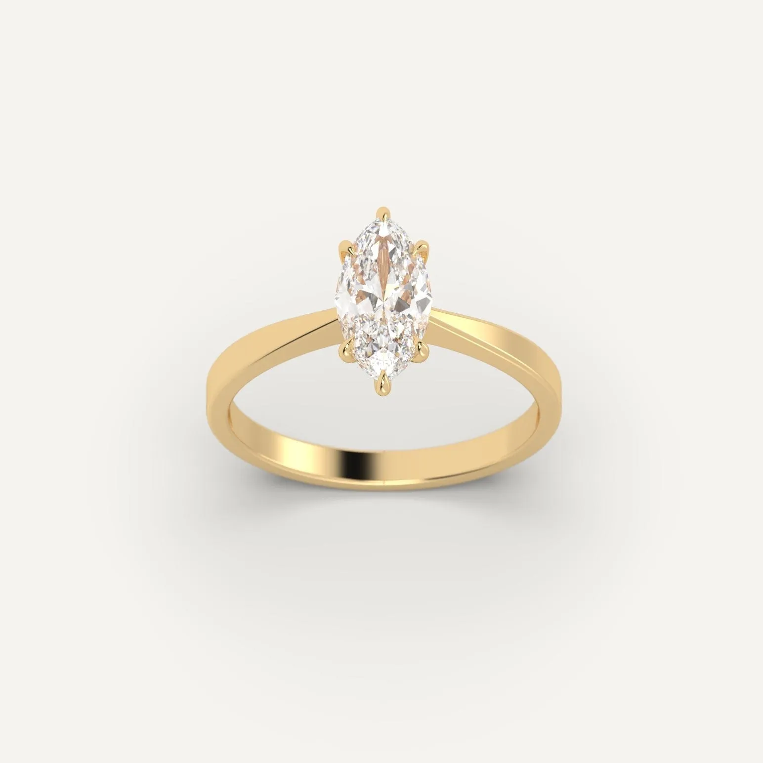 1 carat Marquise Cut Diamond Ring