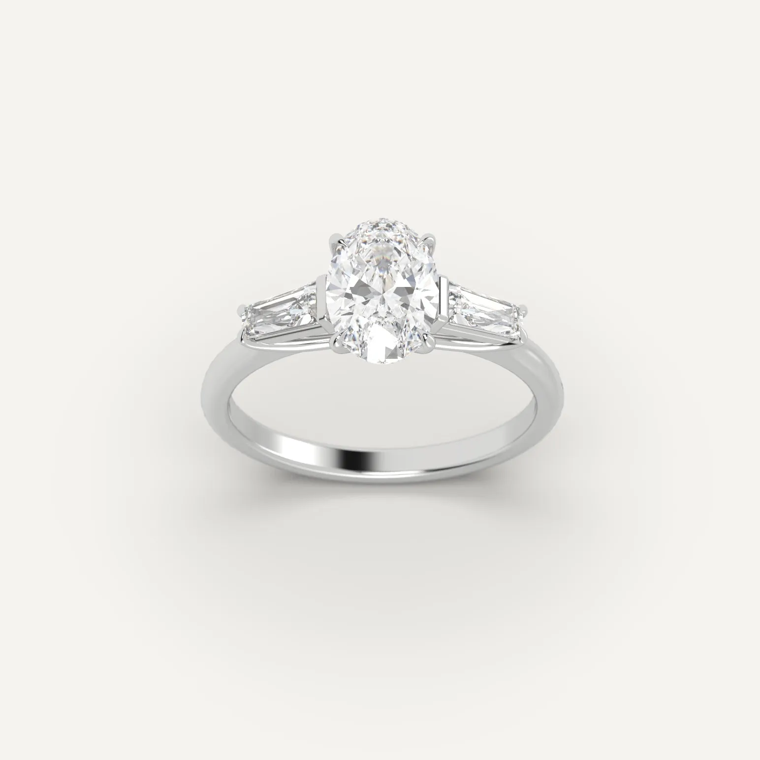 1 carat Oval Cut Diamond Ring