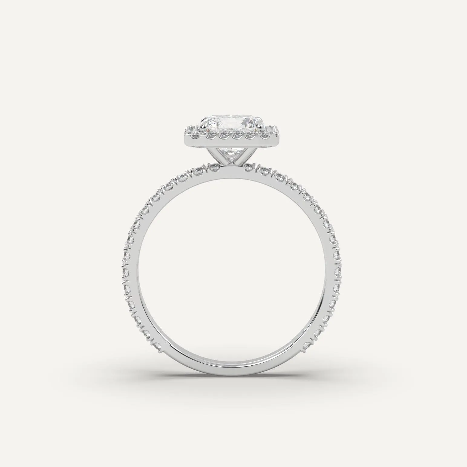 1 carat Radiant Cut Diamond Ring