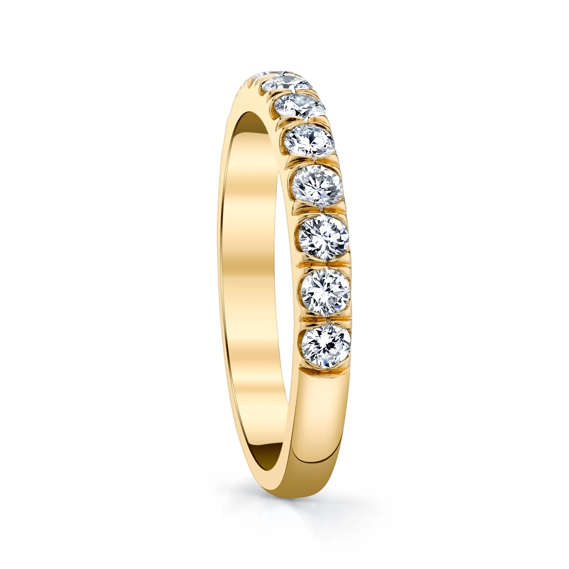 14K Yellow Gold Diamond Wedding/Anniversary Band