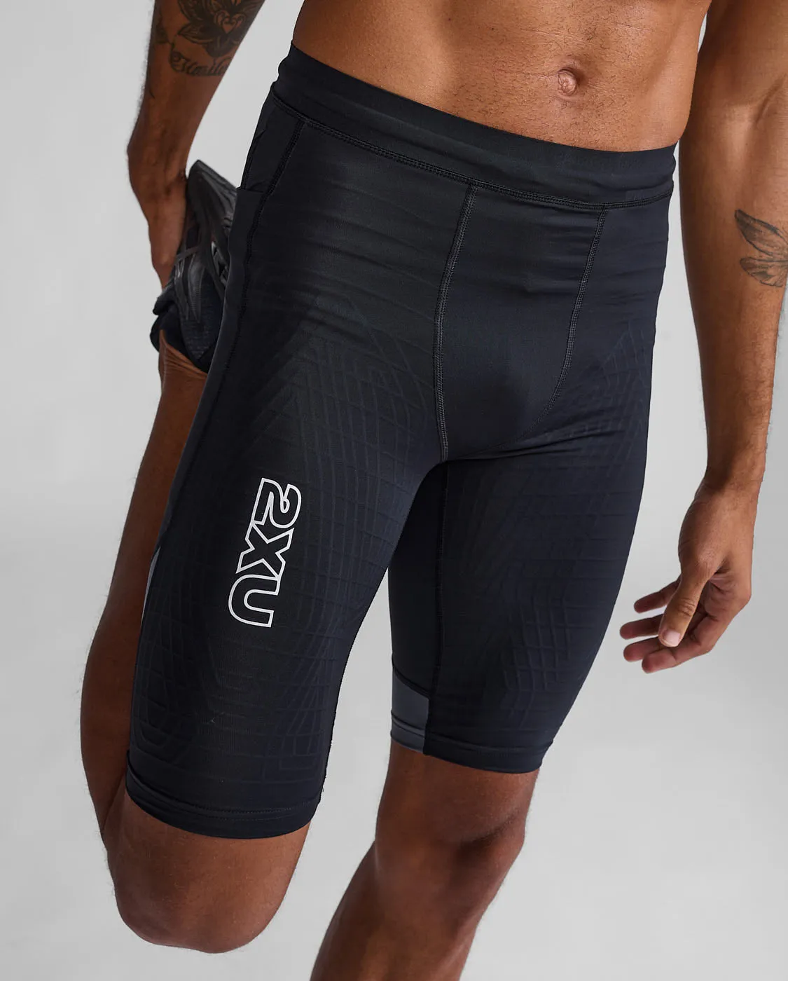 2XU Men Light Speed React Compression Shorts