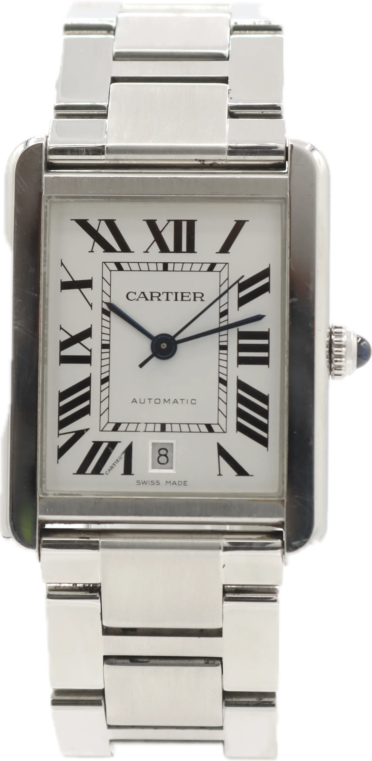 31mm Cartier W5200028 Tank Solo XL Men's Automatic Wristwatch Swiss Made Steel