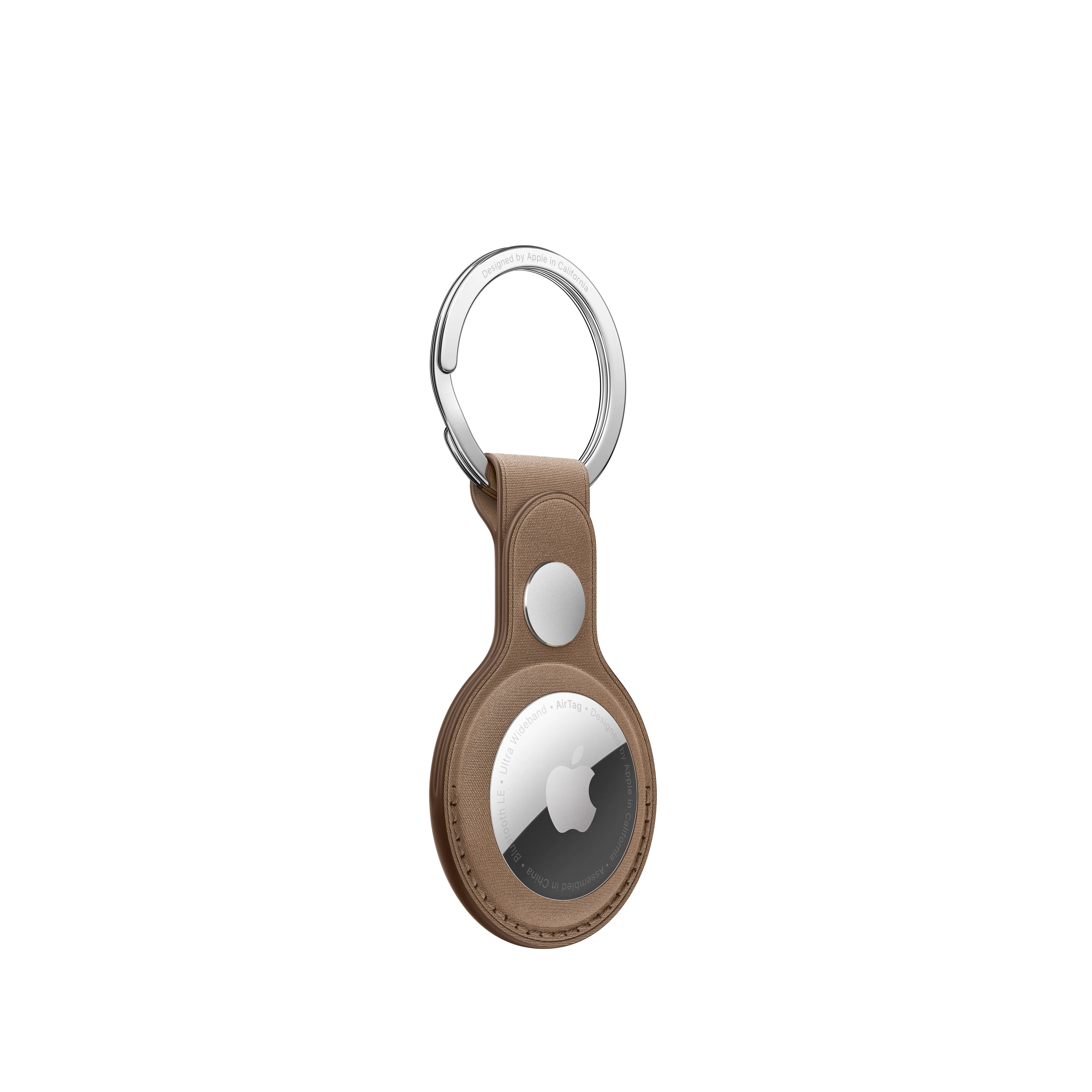 AirTag FineWoven Key Ring - Taupe