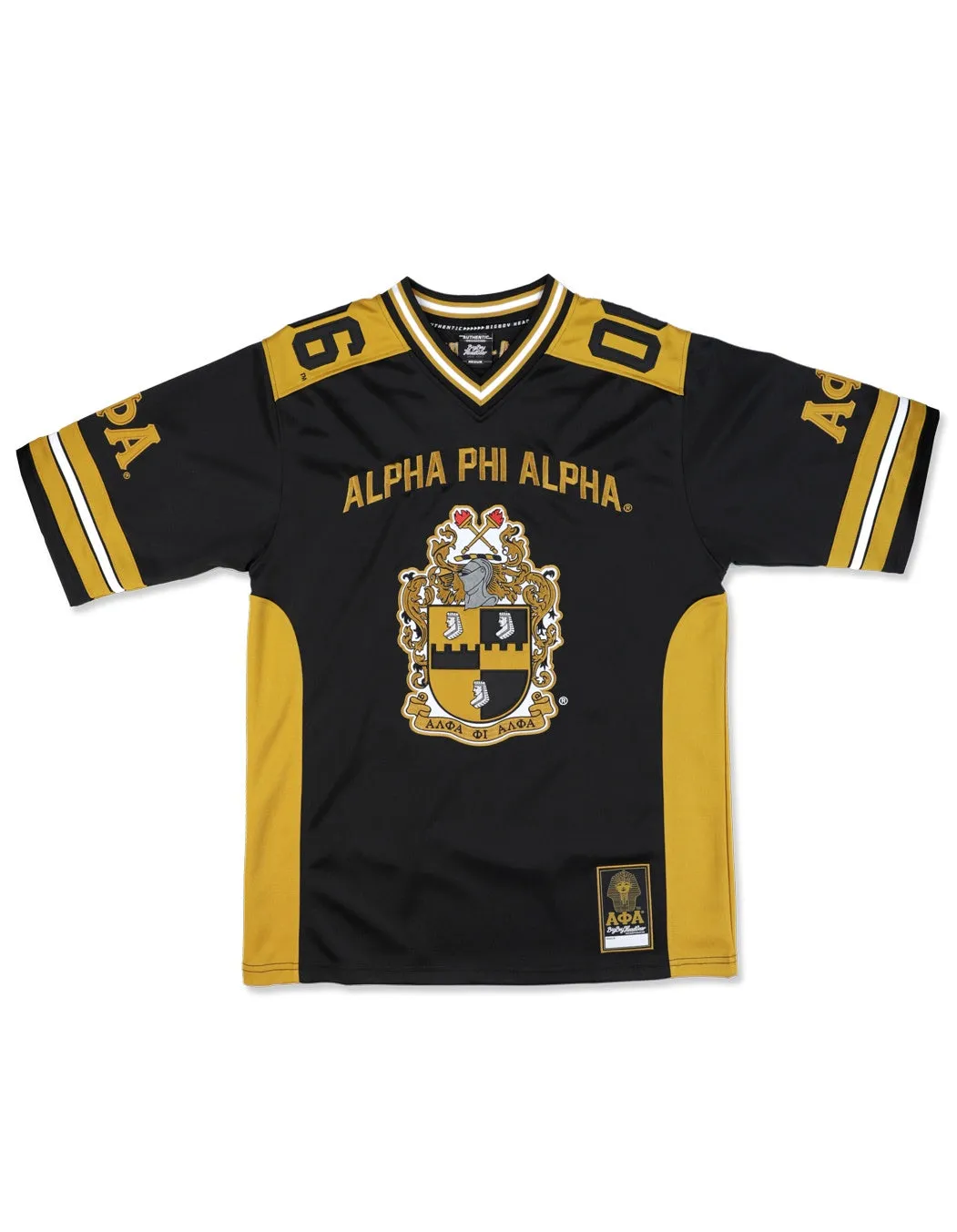 Alpha Embroidered Football Jersey