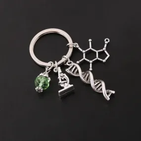 Anatomy Neuron Biology Keychain