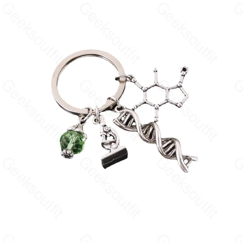 Anatomy Neuron Biology Keychain