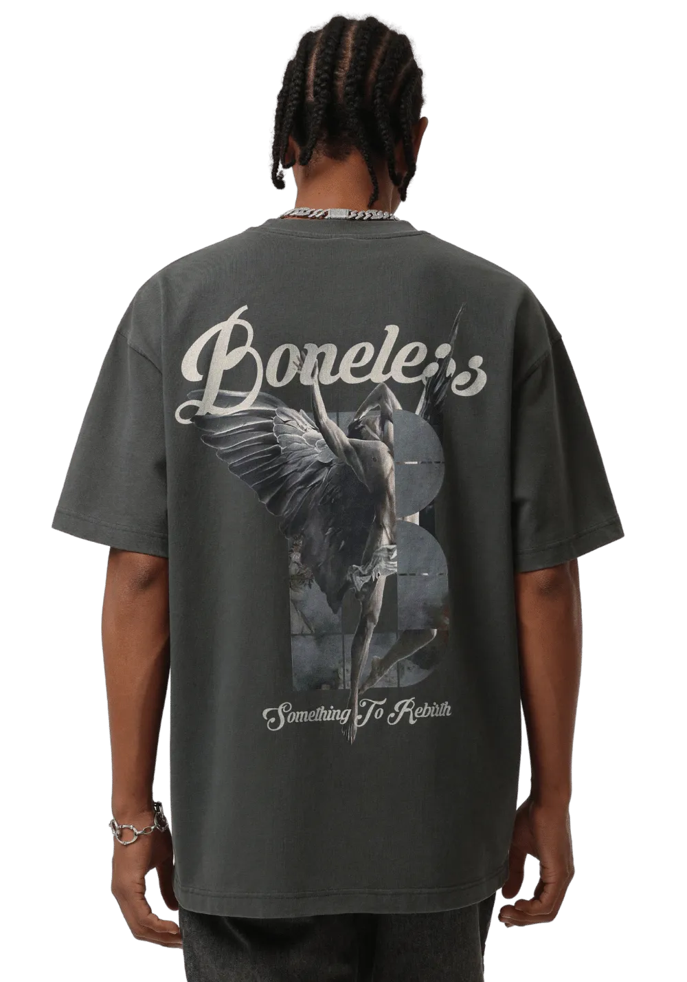 Angel Logo Pattern T-Shirt