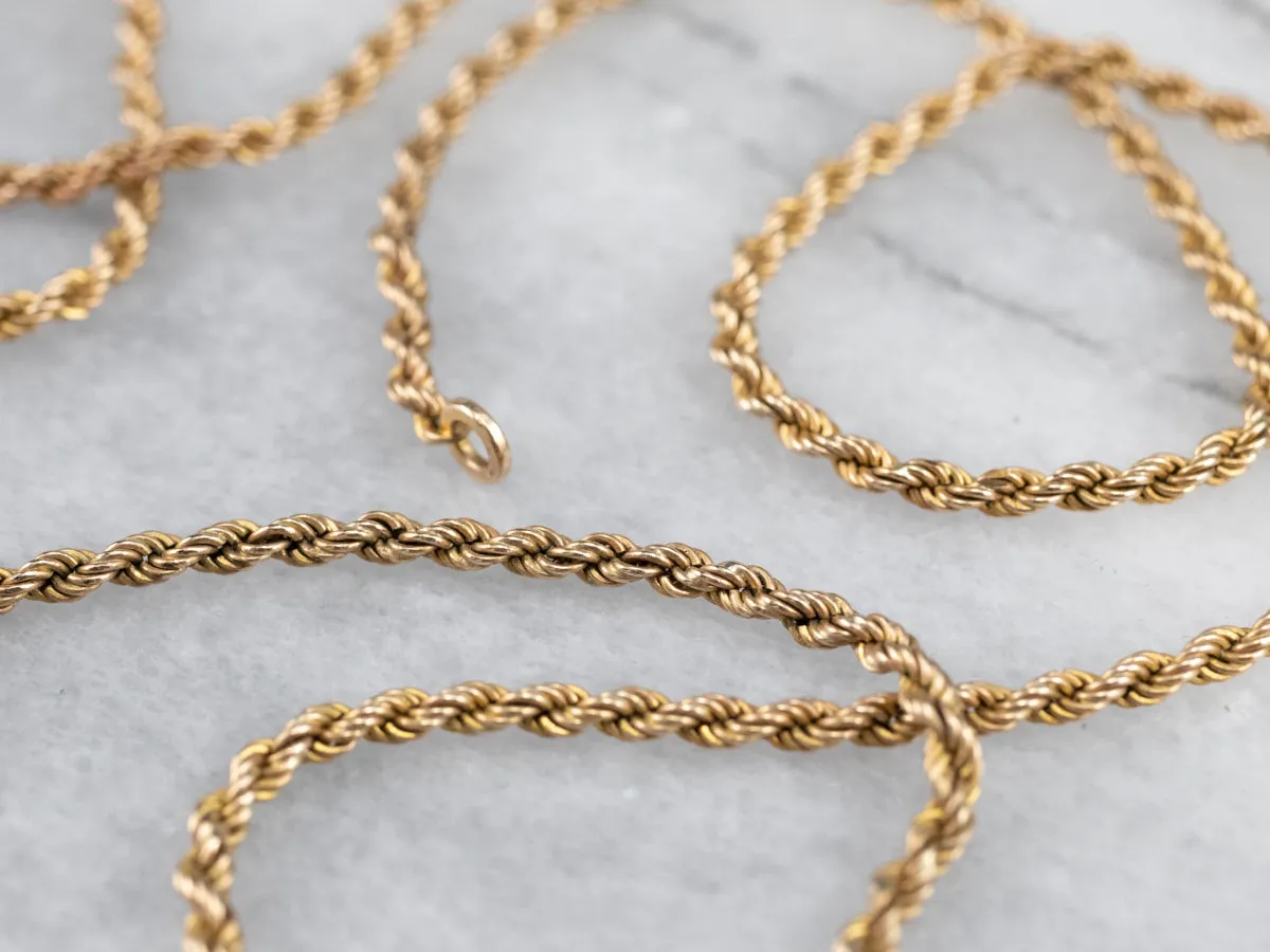 Antique Rope Twist Chain