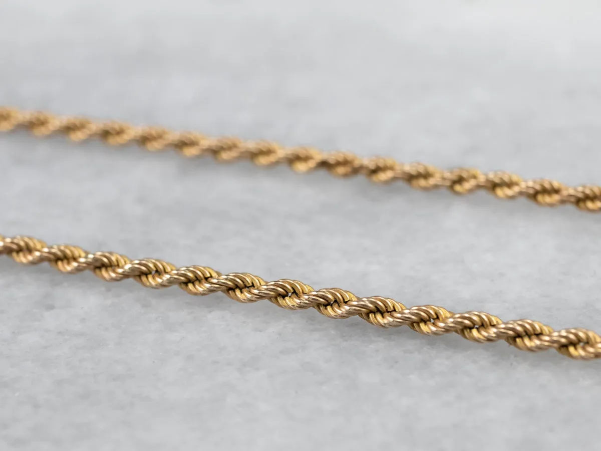 Antique Rope Twist Chain