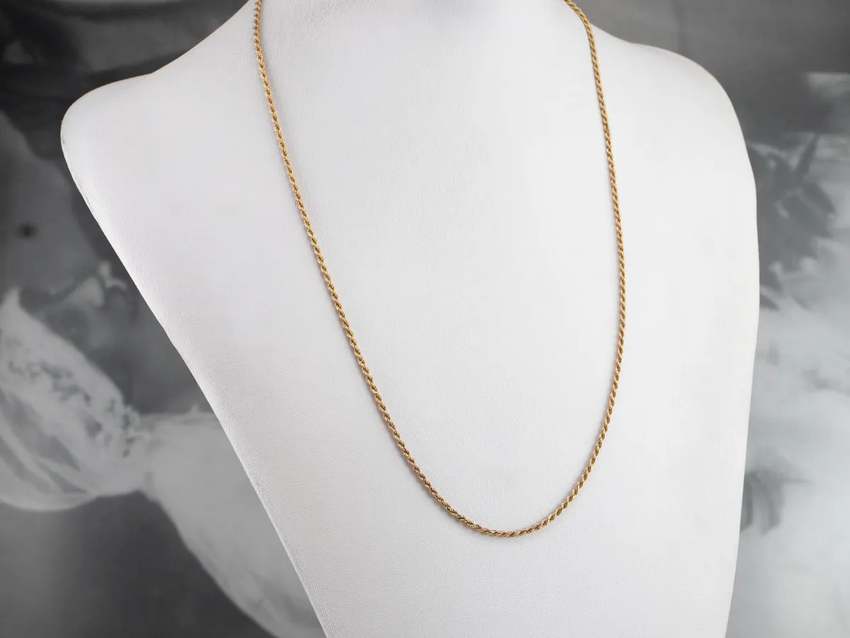 Antique Rope Twist Chain