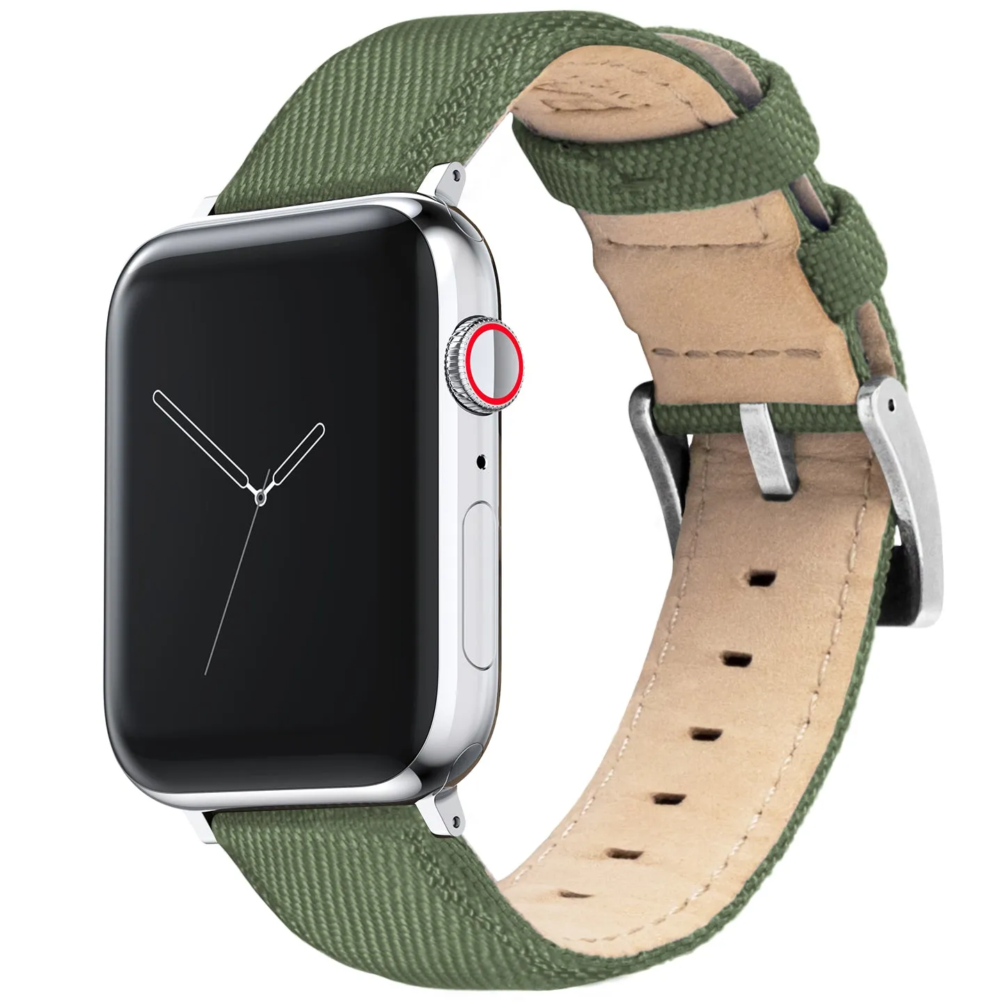 Apple Watch Army Green Sailcloth Watch Band