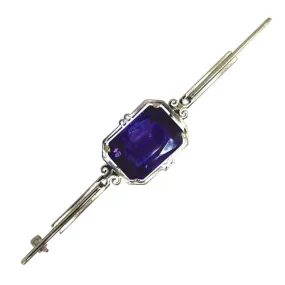 Art Deco Amethyst Stock Pin