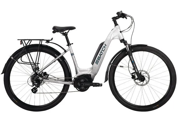 Batch Bicycles 700c Step-Thru E-Bike - White