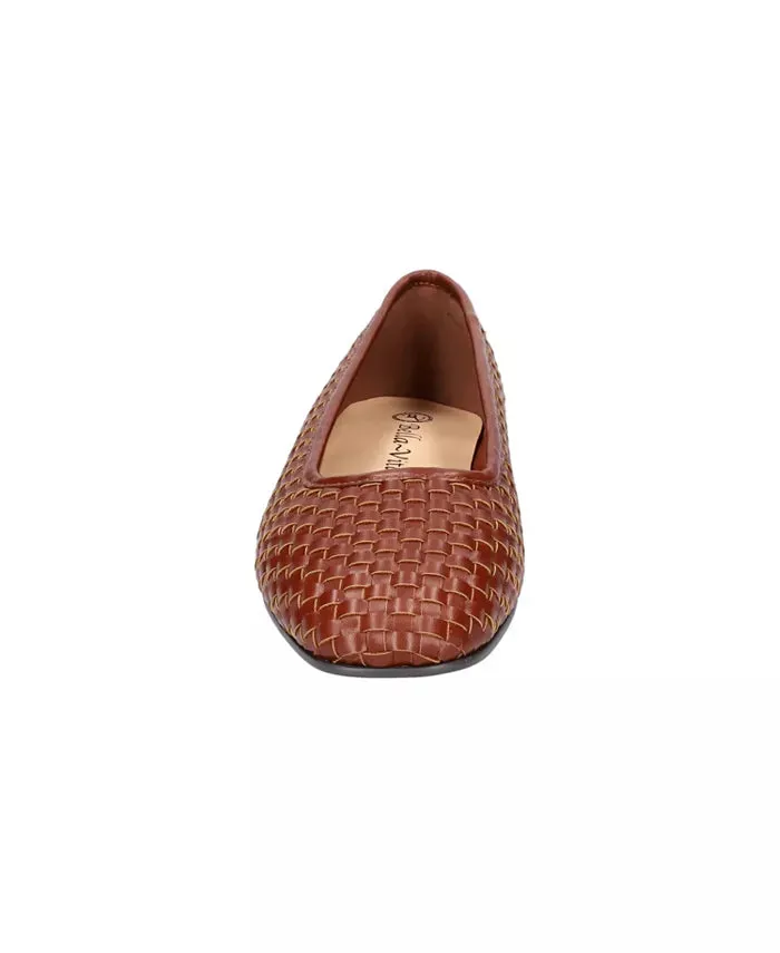 Bella Vita Women Kimiko (Dark Tan Woven) 51-2551