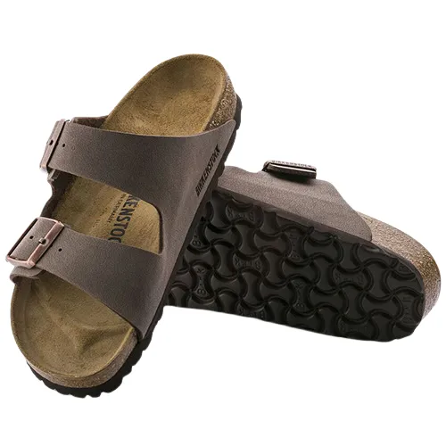 Birkenstock Men's Flat Sandals - Arizona - Mocha