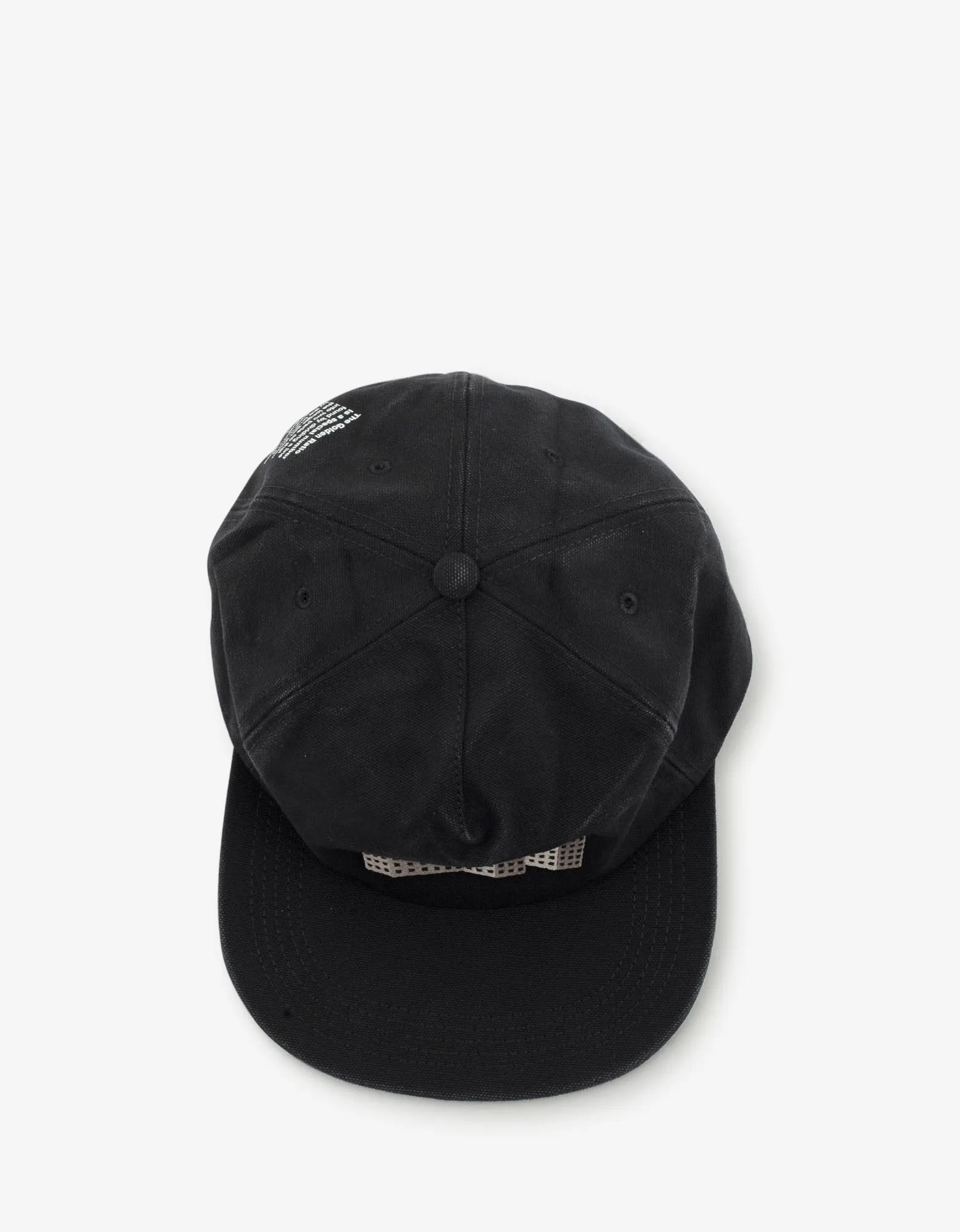 Black F Building 5 Panel Cap