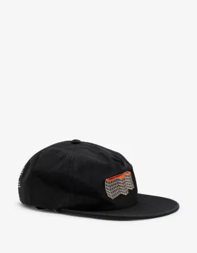 Black F Building 5 Panel Cap