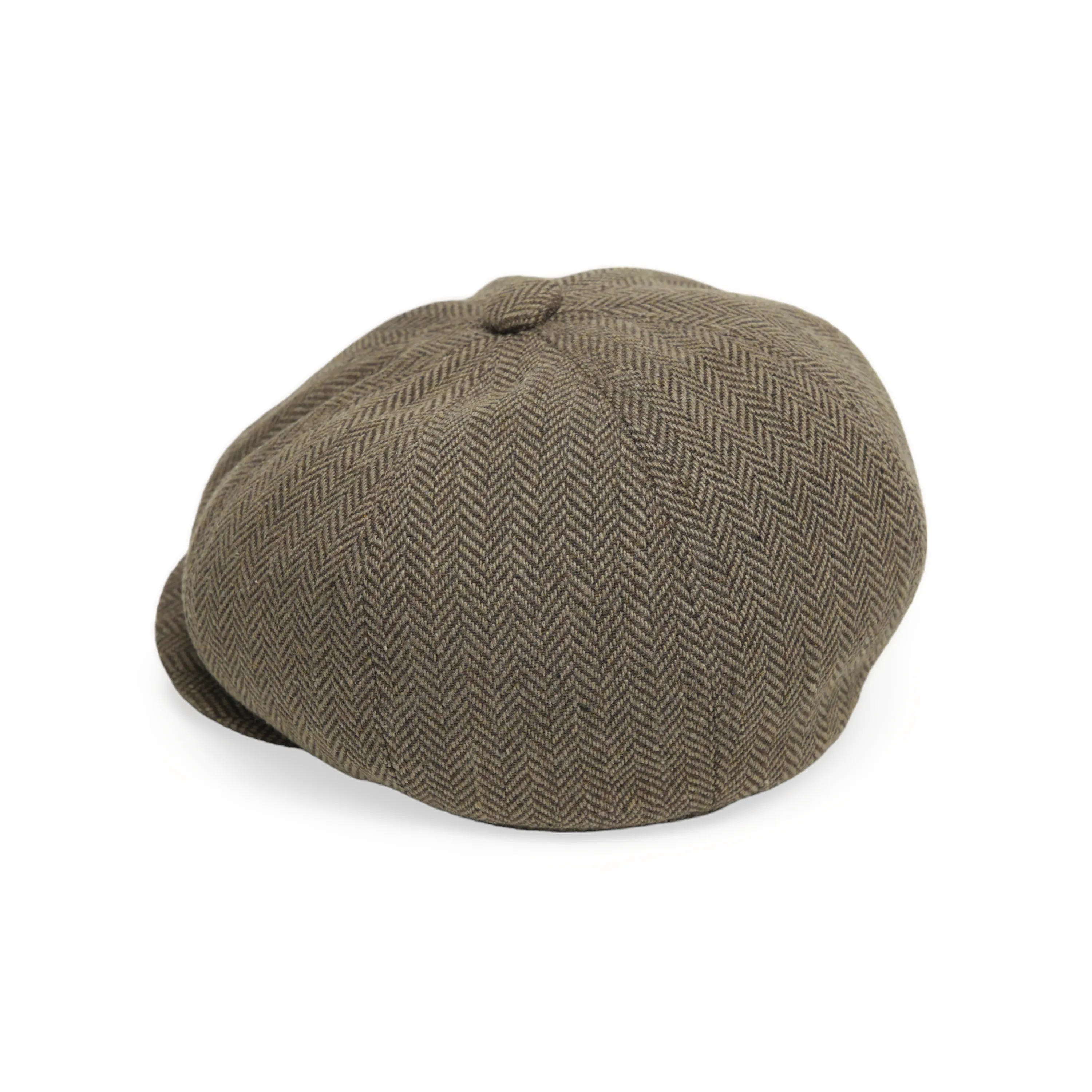 Chokore Herringbone Vintage Baker Boy Cap (Camel)