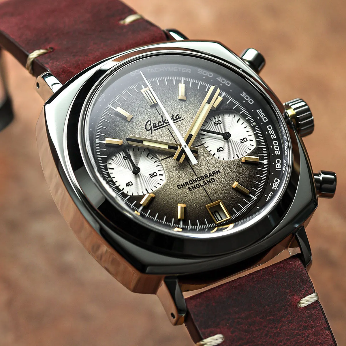 Chronotimer Chronograph Watch Brown Fumé Dial