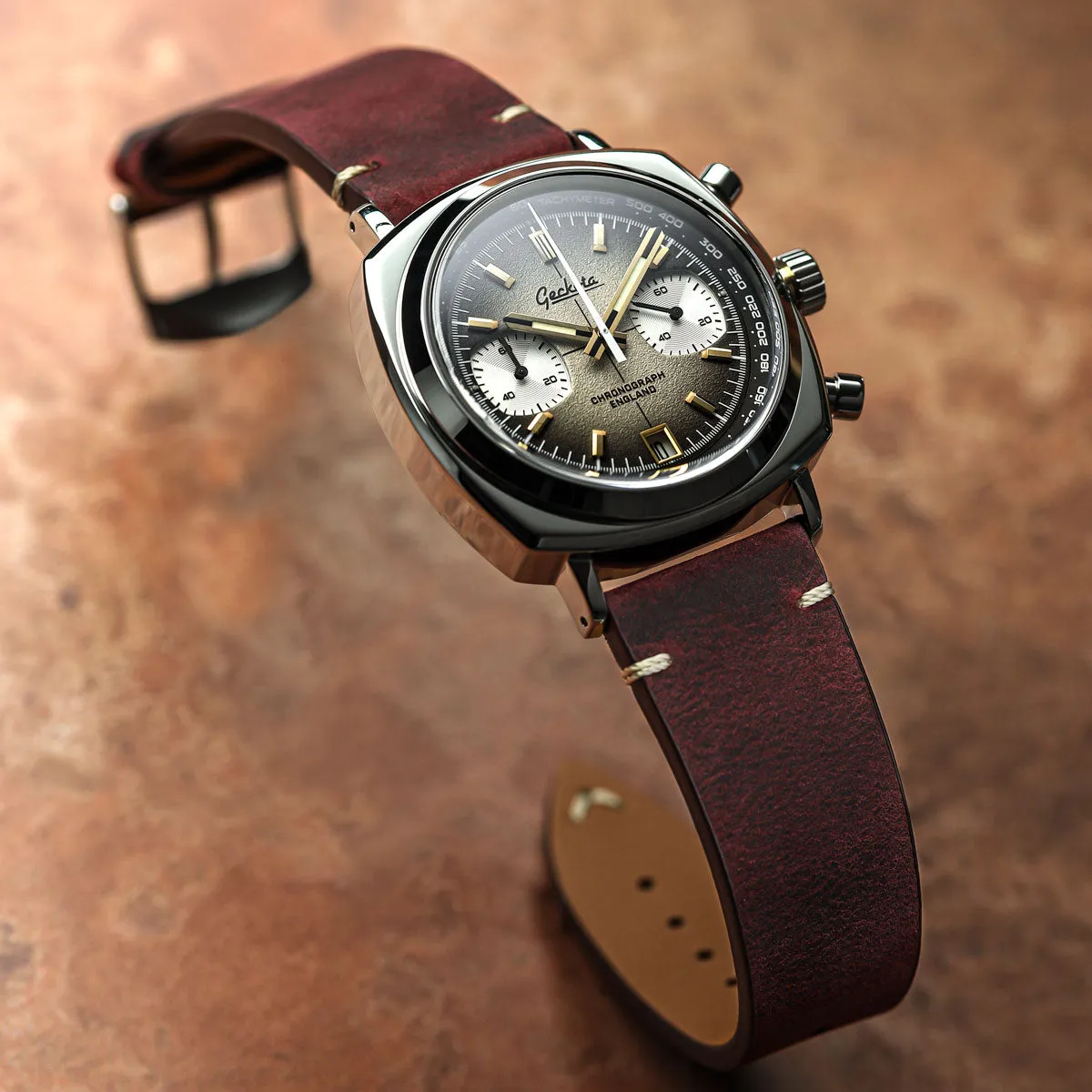 Chronotimer Chronograph Watch Brown Fumé Dial