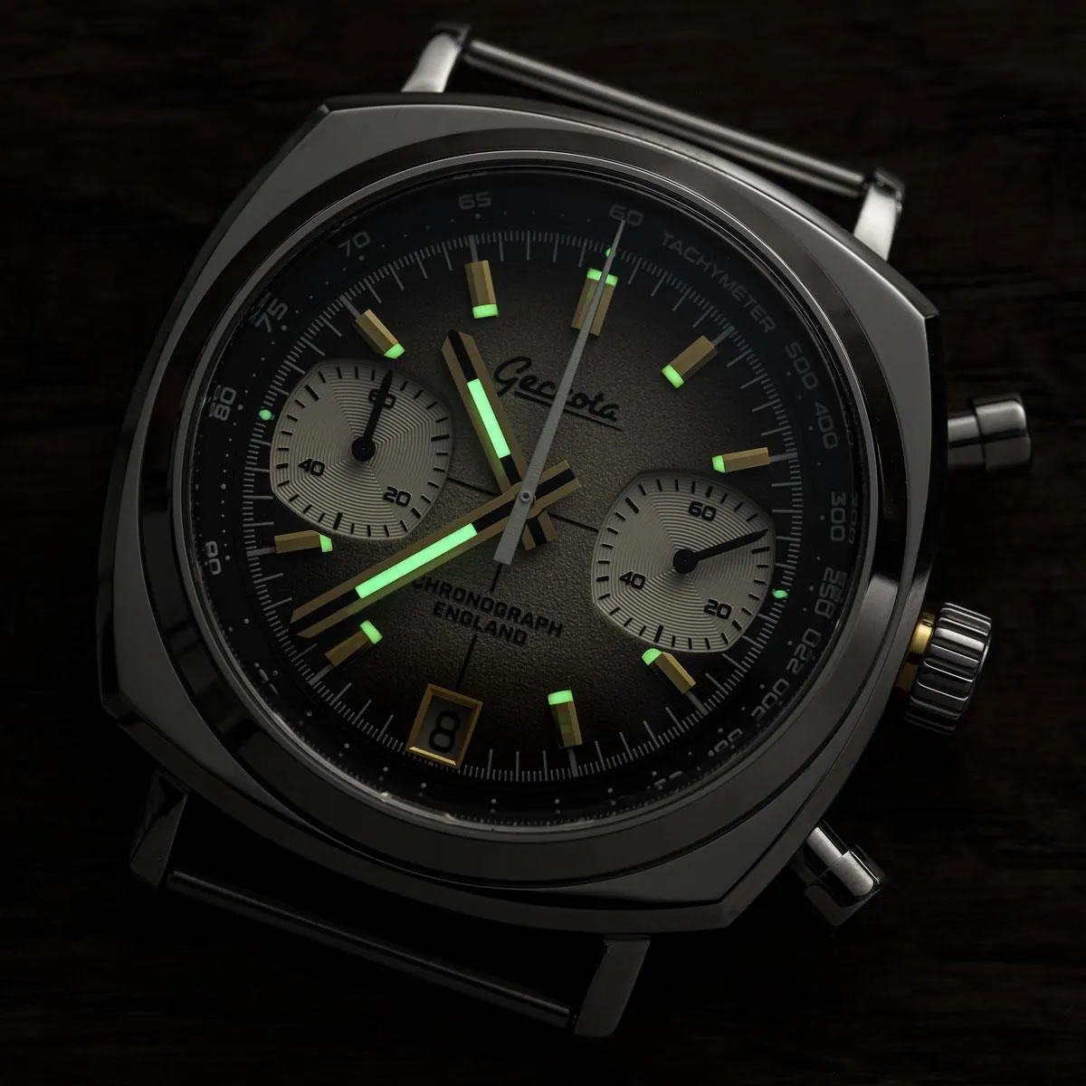 Chronotimer Chronograph Watch Brown Fumé Dial