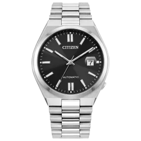 CITIZEN Tsuyosa Series Black Automatic Men's Watch| NJ0150-56E