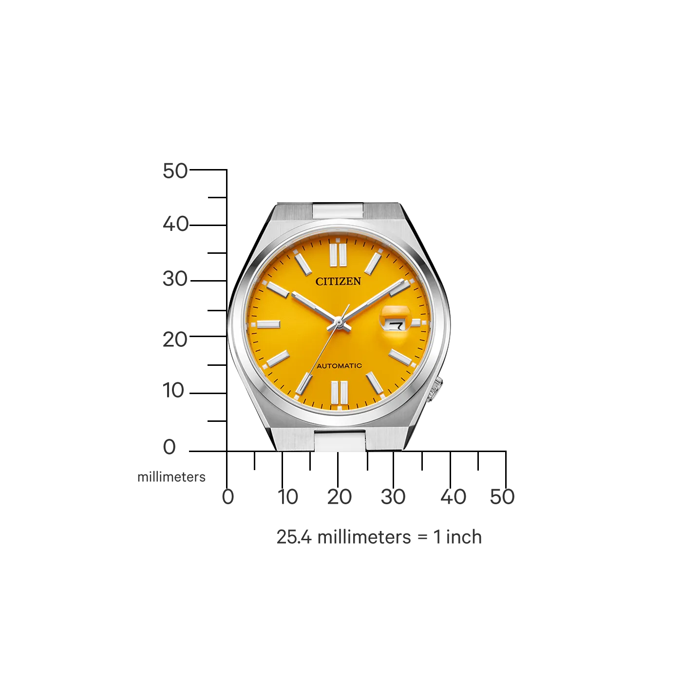 Citizen TSUYOSA Series Yellow Automatic Men's Watch| NJ0150-81Z