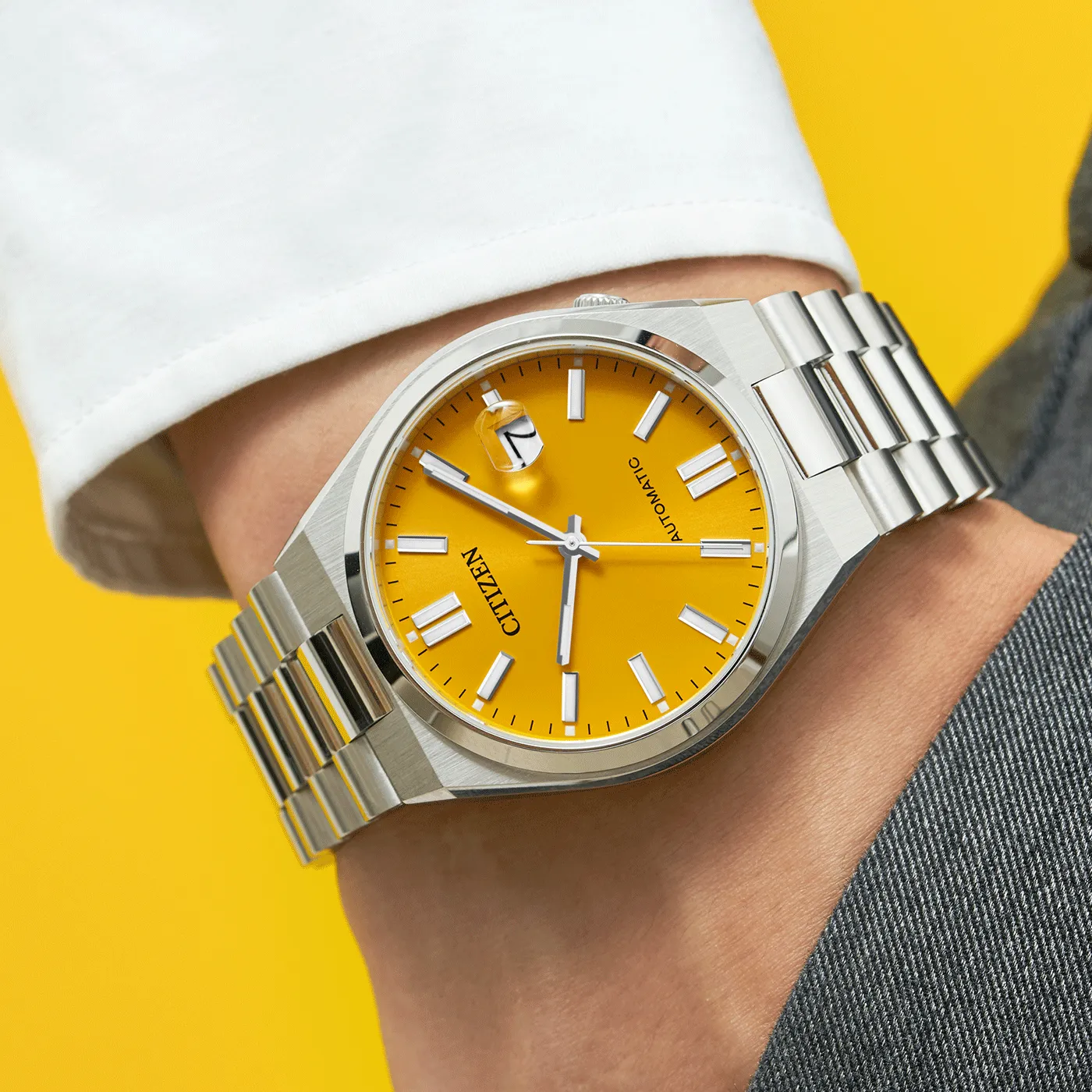 Citizen TSUYOSA Series Yellow Automatic Men's Watch| NJ0150-81Z