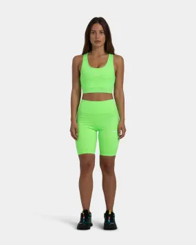 Classic Bike Shorts, Women - Neon Green