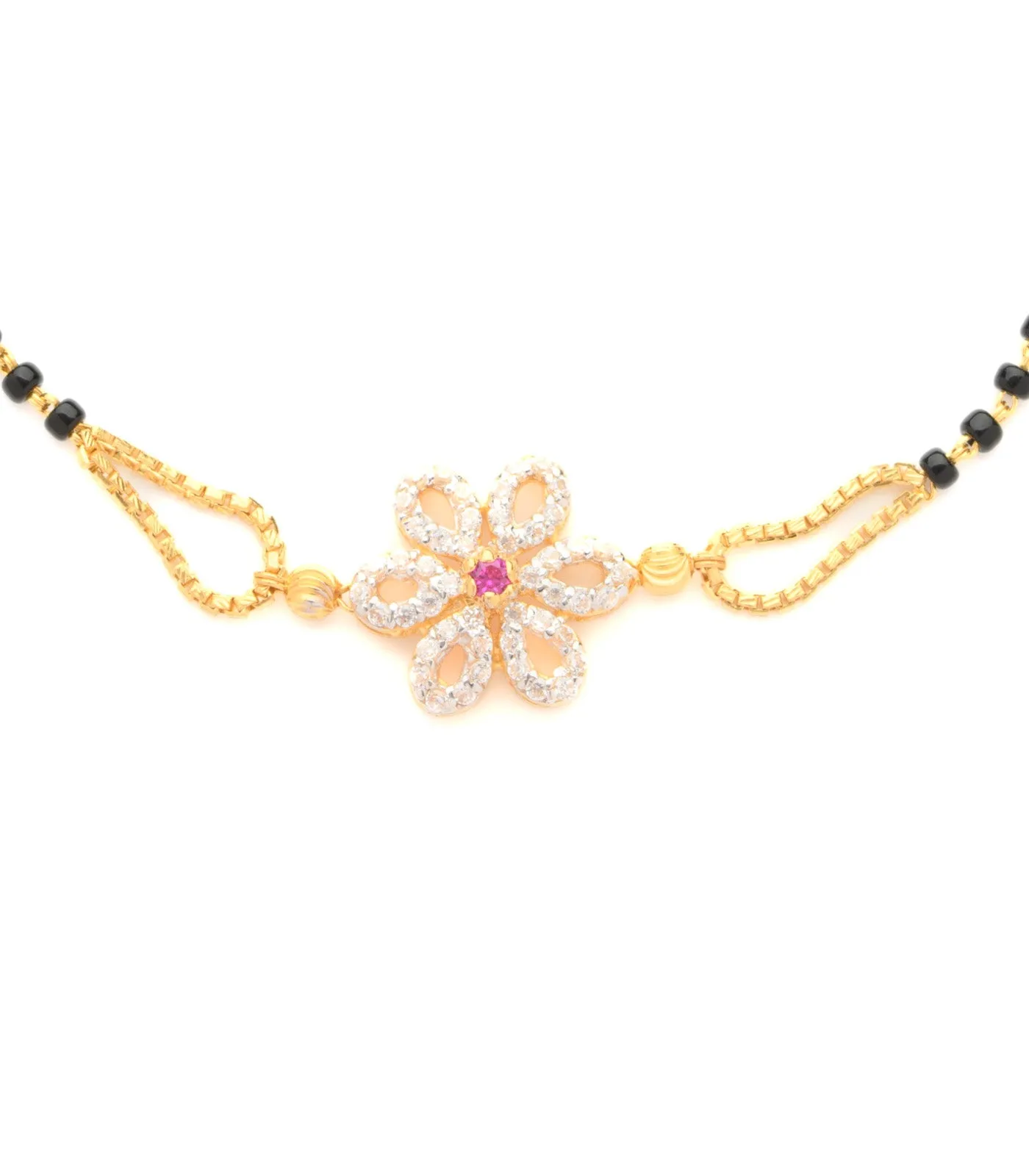 Classic Floral Mangalsutra Bracelet