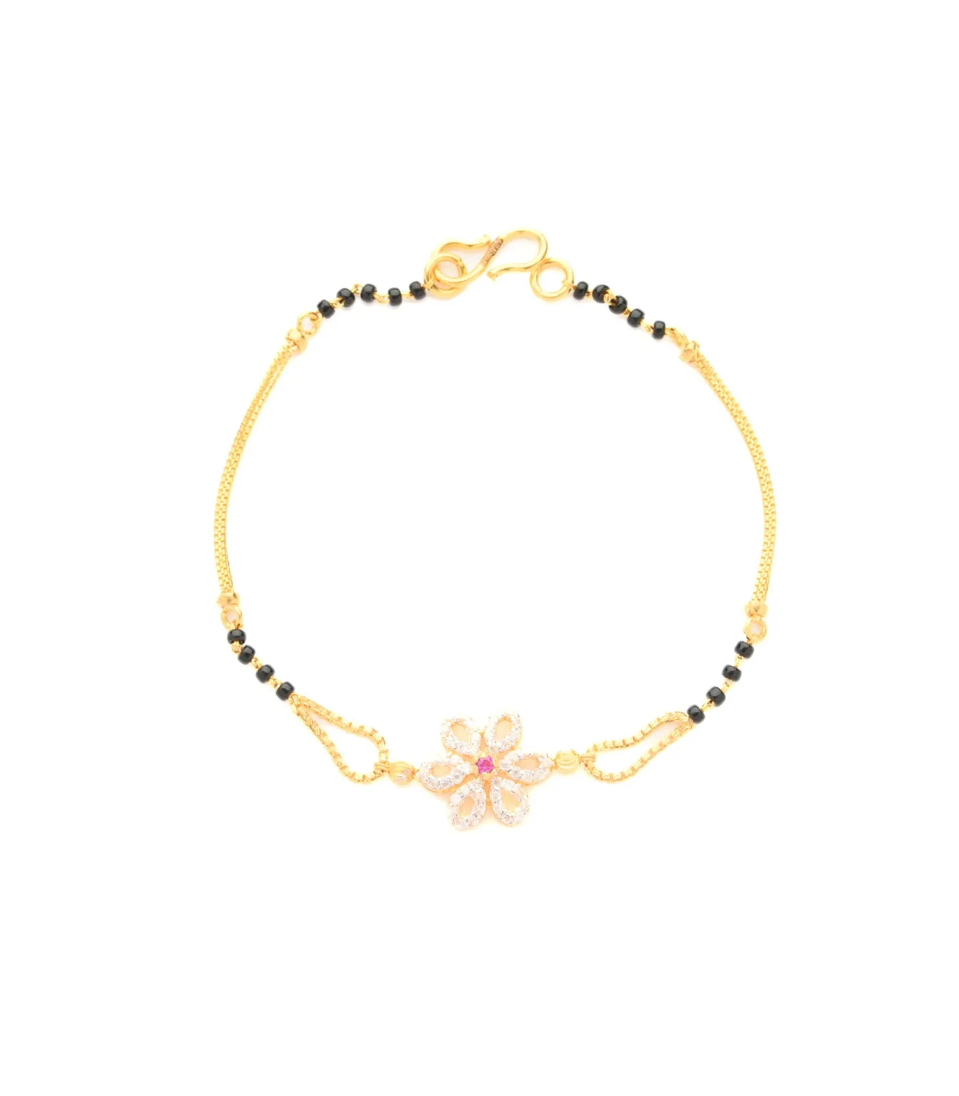 Classic Floral Mangalsutra Bracelet