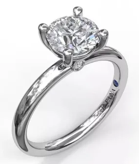 Classic Round Cut Solitaire Engagement Ring