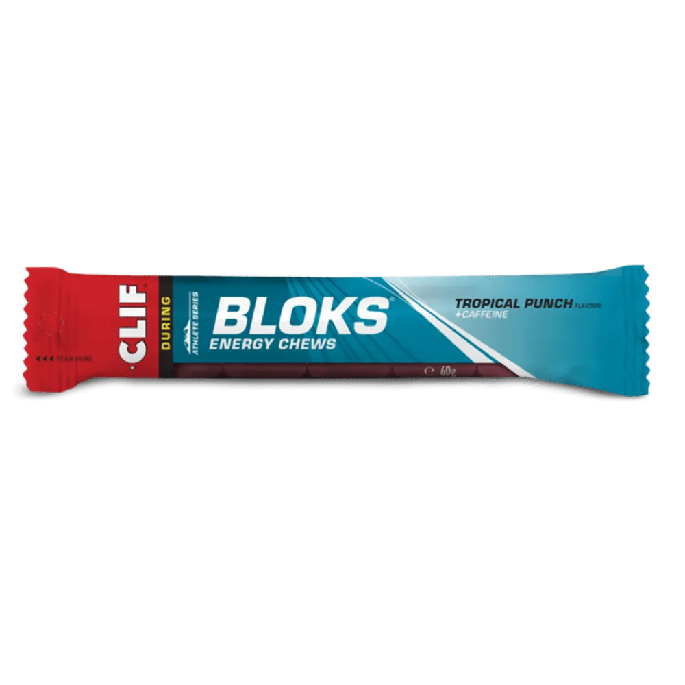 Clif Bloks - Tropical Punch with Caffeine