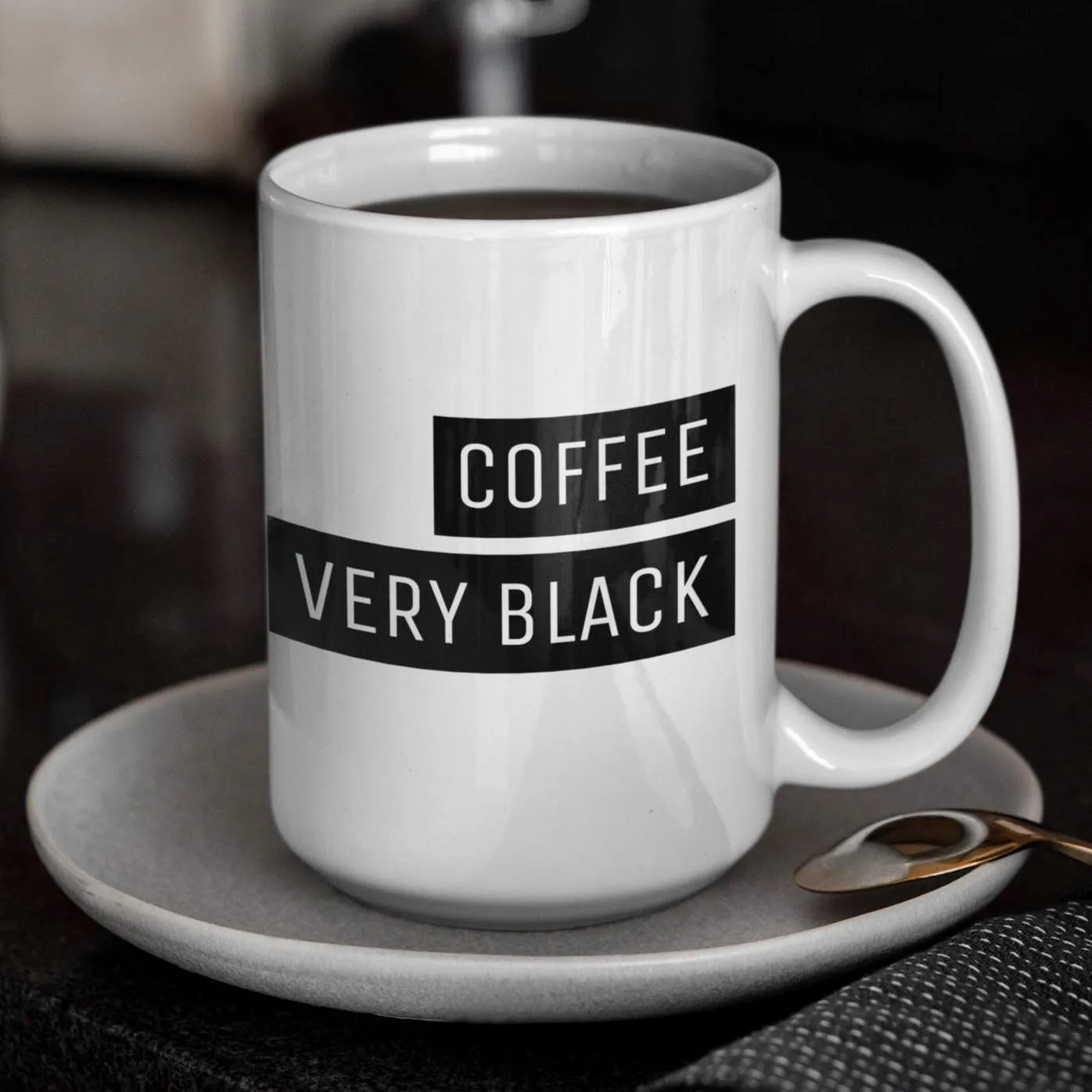 Coffee Very Black Mug