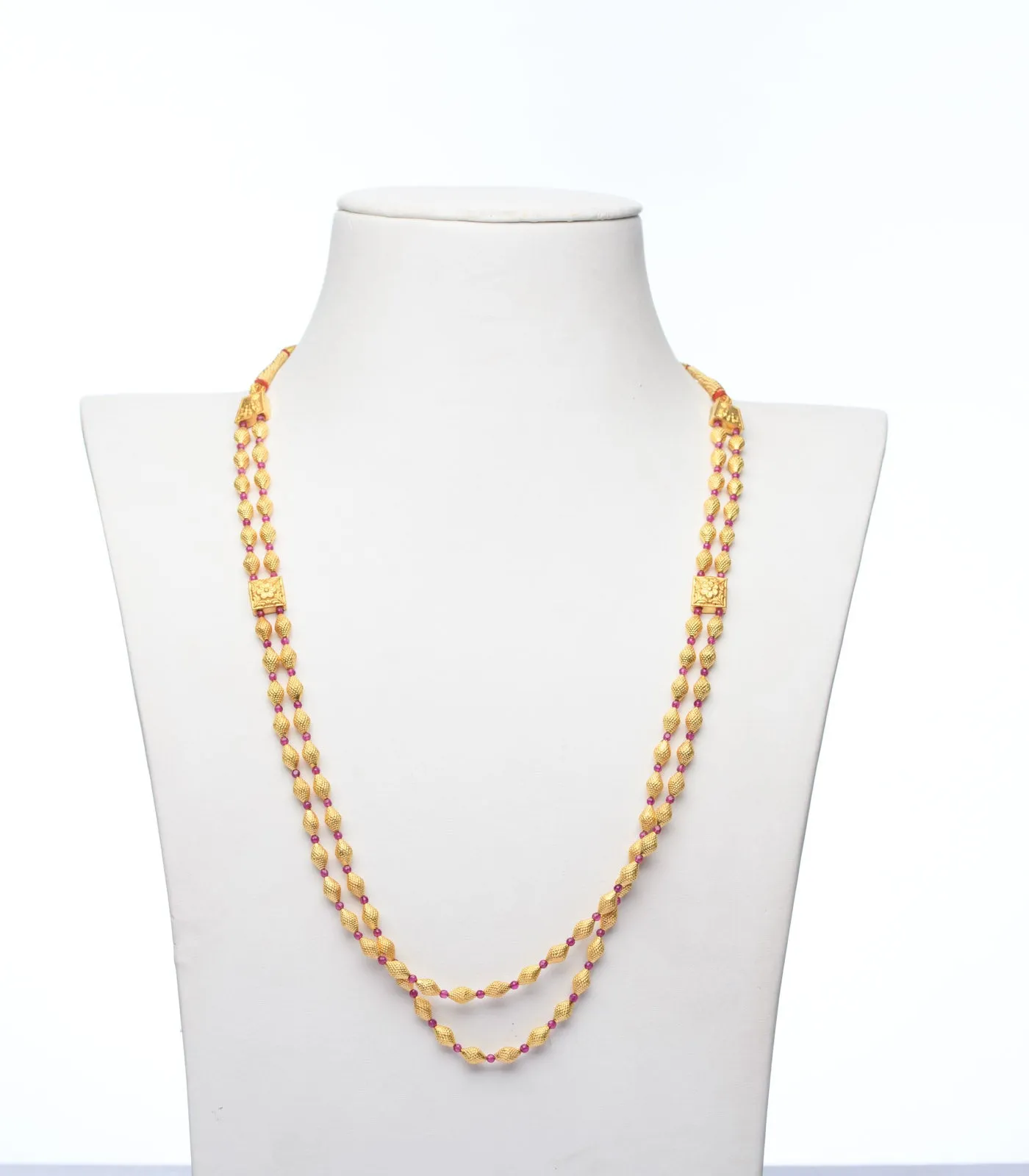 Conical Beads Single Color Beads Necklace