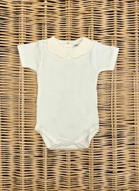 Cream Rouche Bodysuit