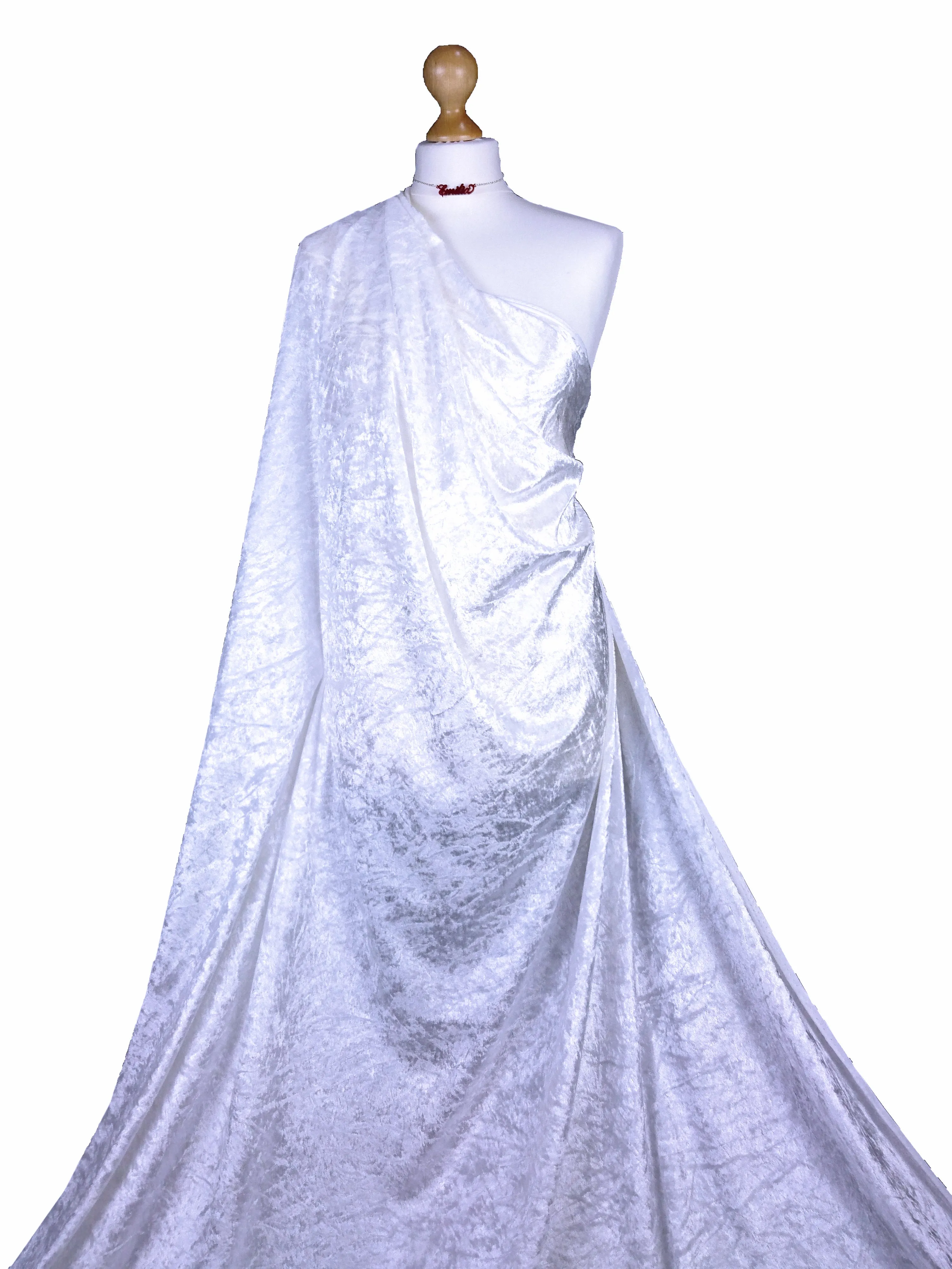 Crushed Velvet 2 Way Stretch Fabric