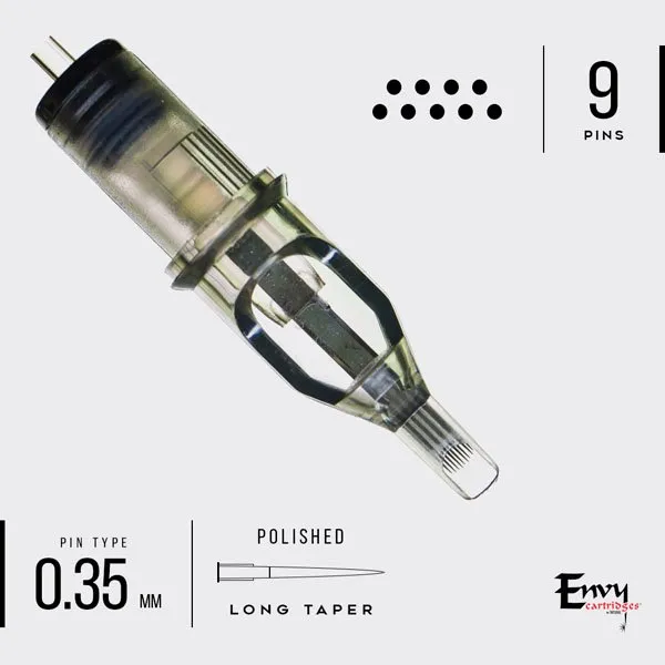 Envy Standard Tattoo Cartridges - Curved Magnum