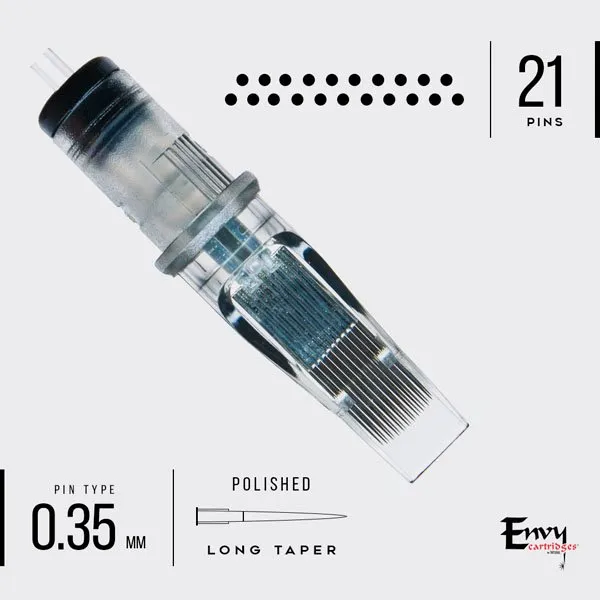 Envy Standard Tattoo Cartridges - Curved Magnum