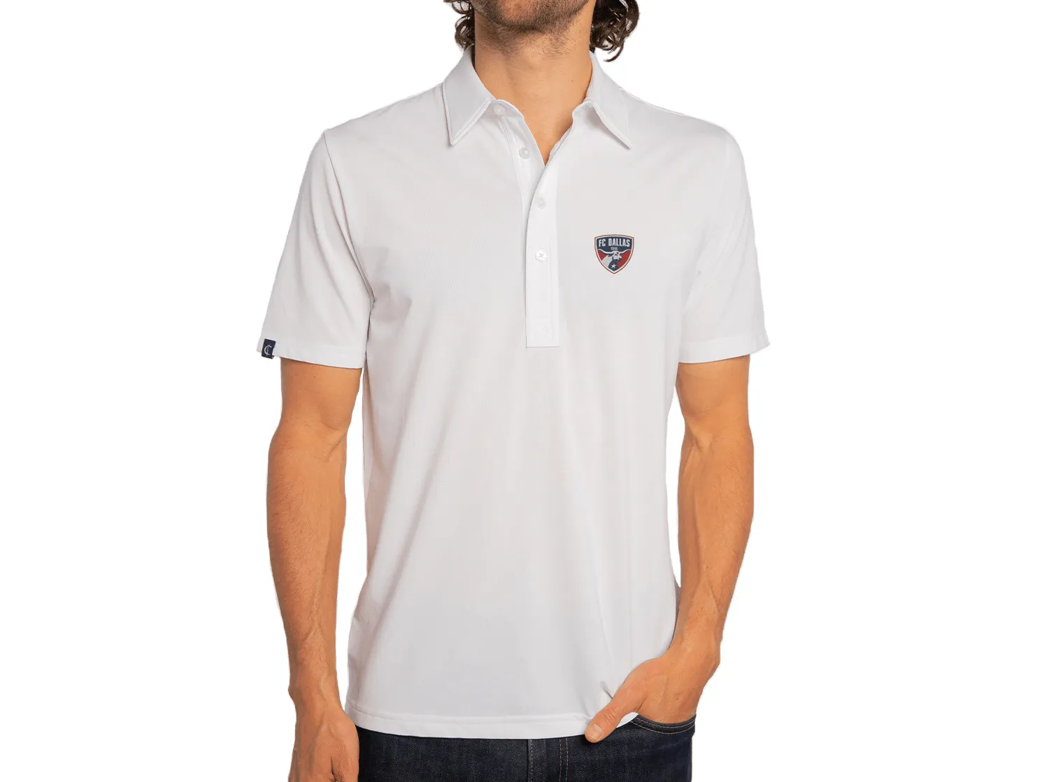 FC Dallas - Performance Range Polo - Badge - White