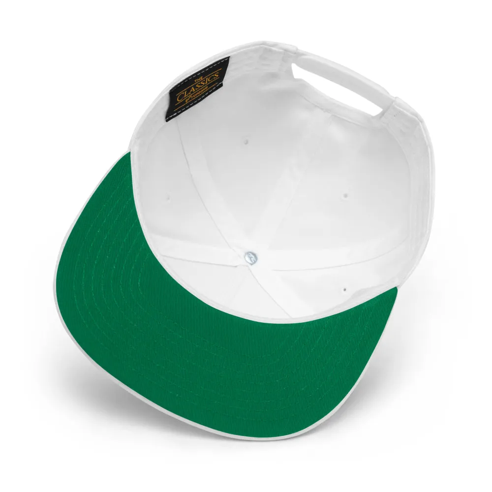 Flat-Bill Cap | White