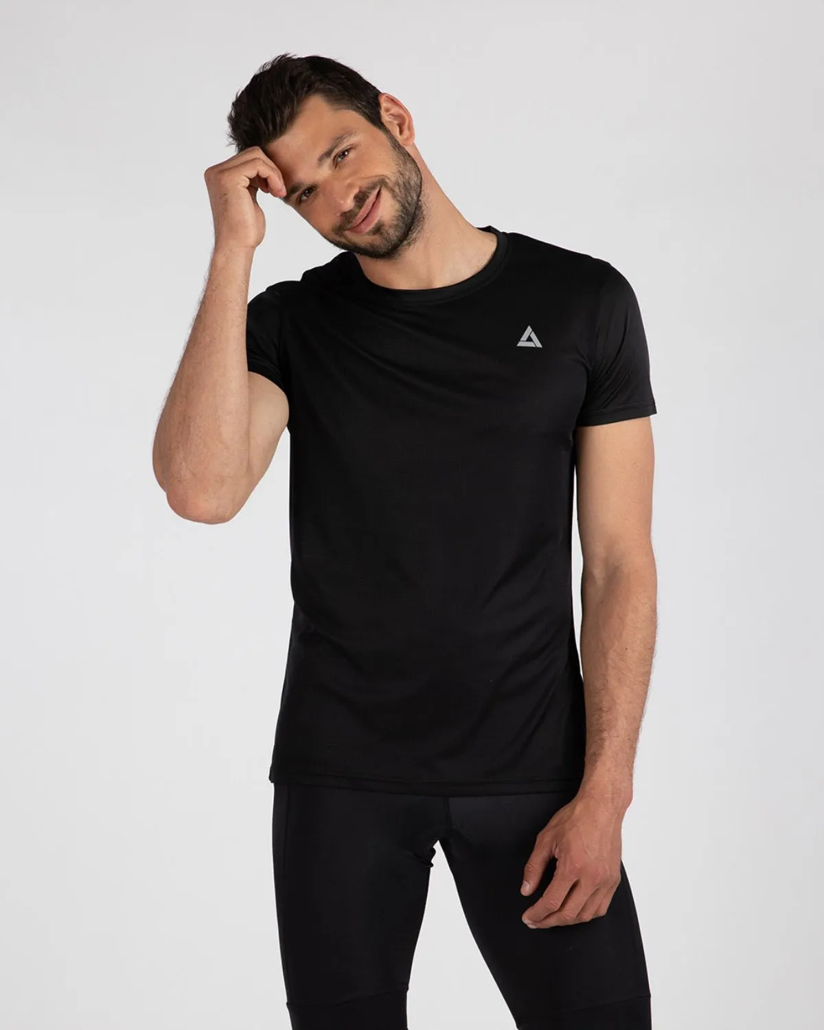 Funktions Laufshirt Kurzarm Comfort Line Schwarz