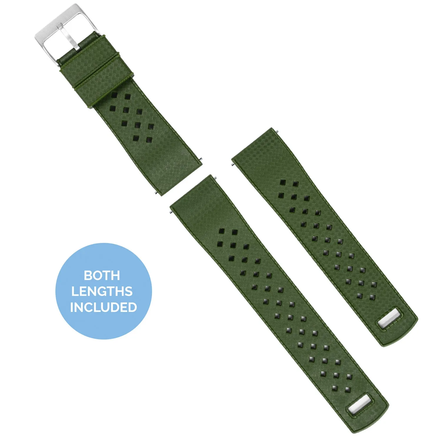 Gear S3 Classic Frontier Tropical Style Army Green Watch Band