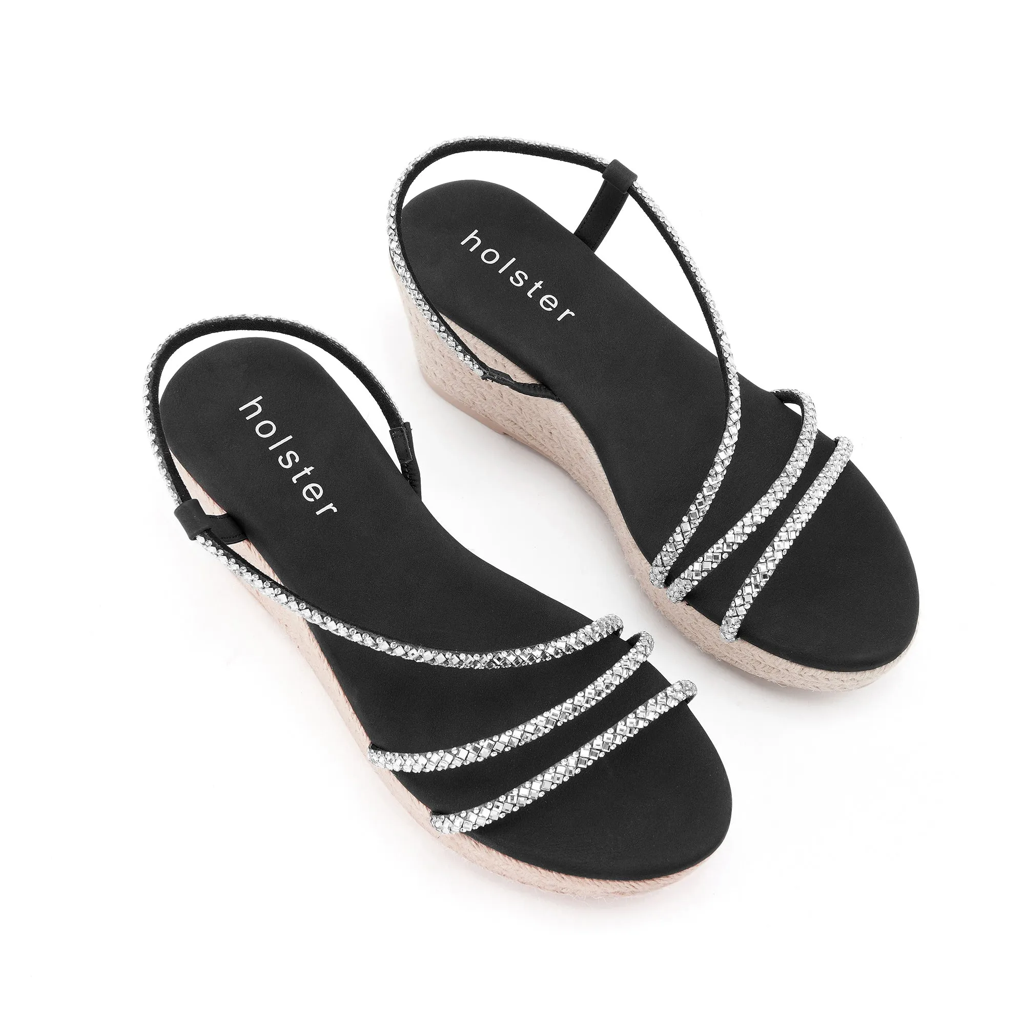 Geneva Espadrille - Black