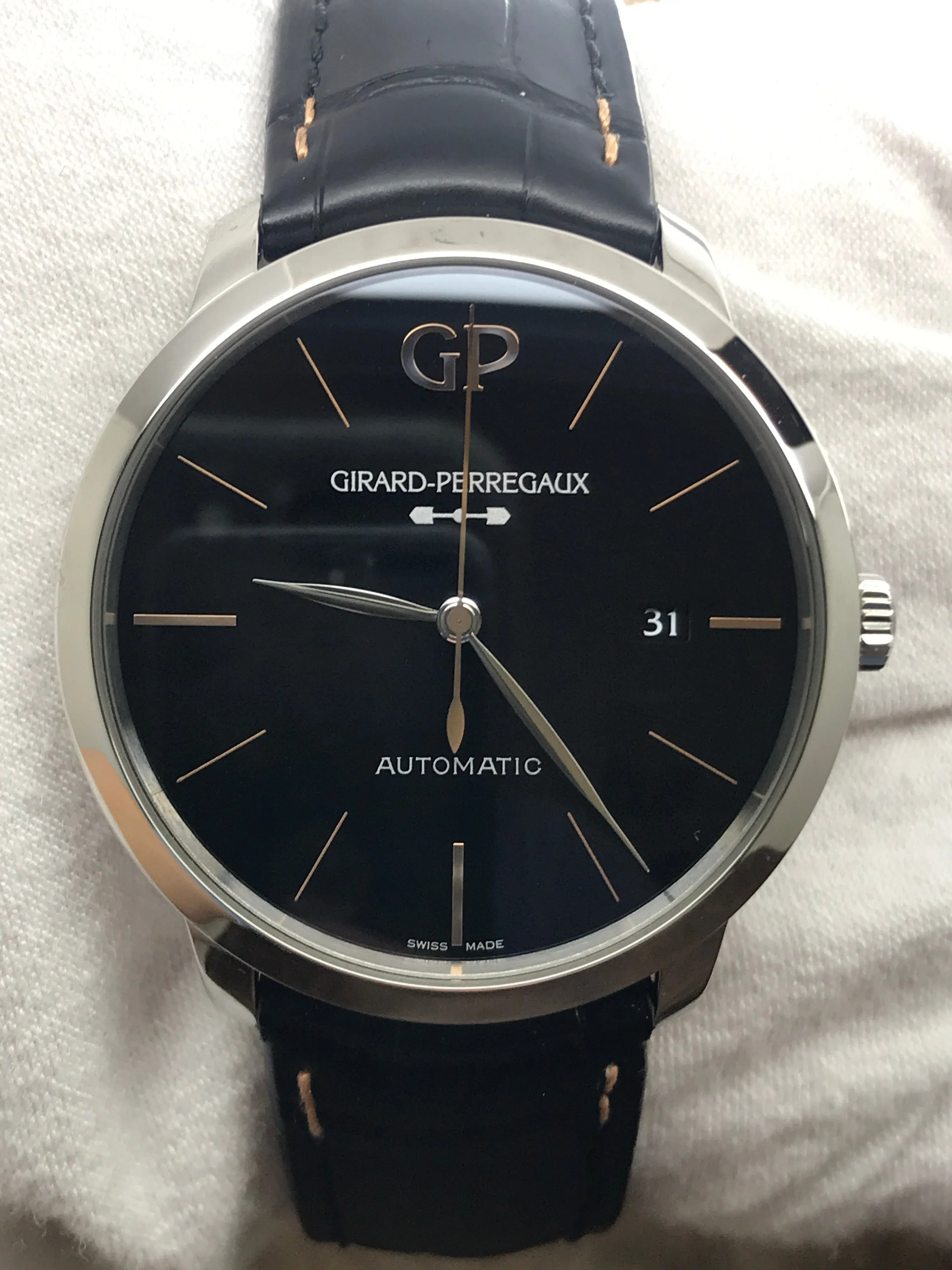 Girard Perregaux 1966 INFINITY EDITION L.E 188pcs 49555 Black Onyx Dial Automatic Men's Watch