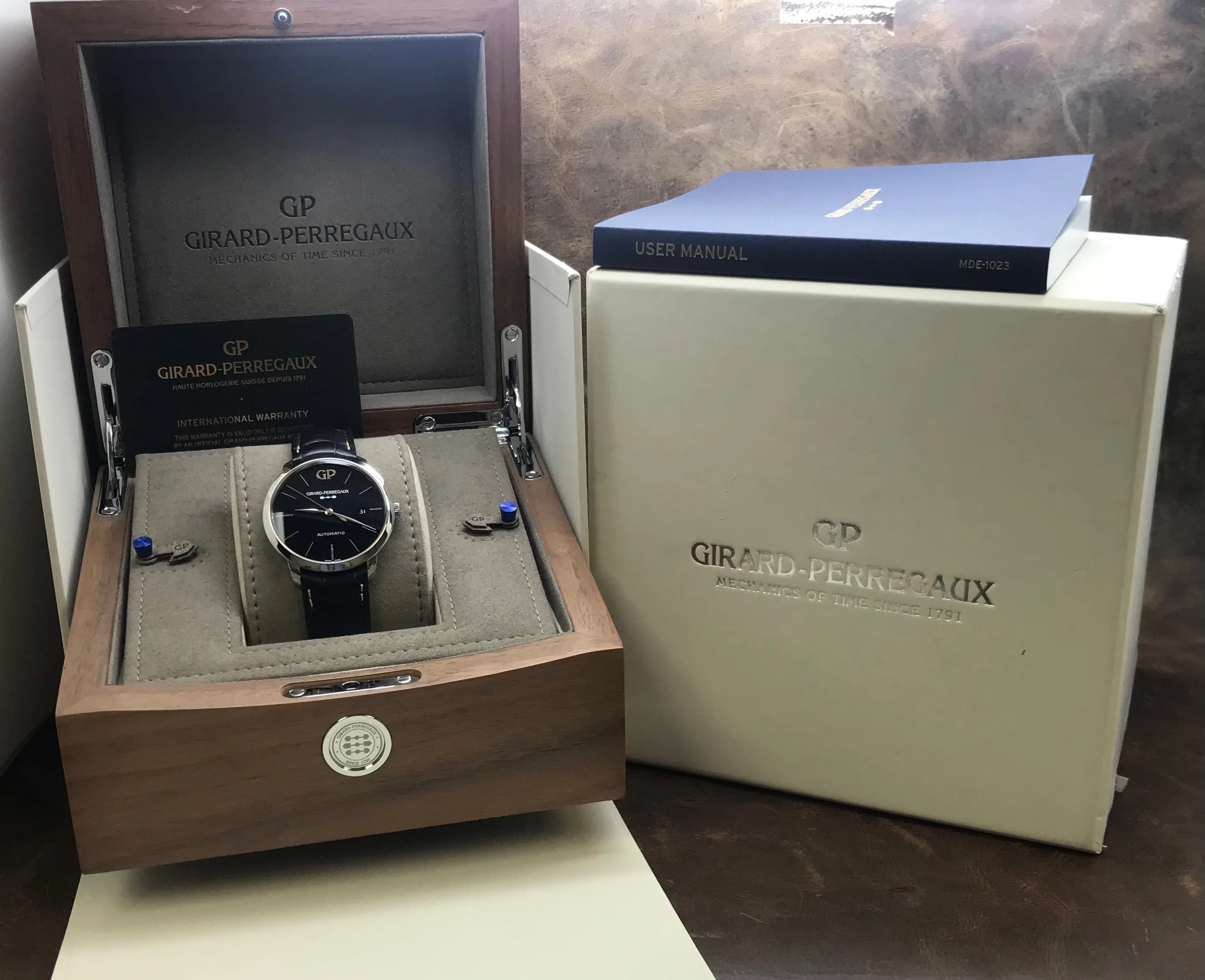 Girard Perregaux 1966 INFINITY EDITION L.E 188pcs 49555 Black Onyx Dial Automatic Men's Watch