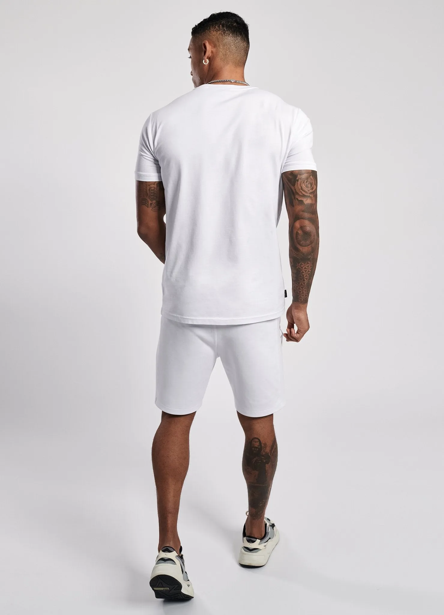 Gym King Miles Short - White/Reflective