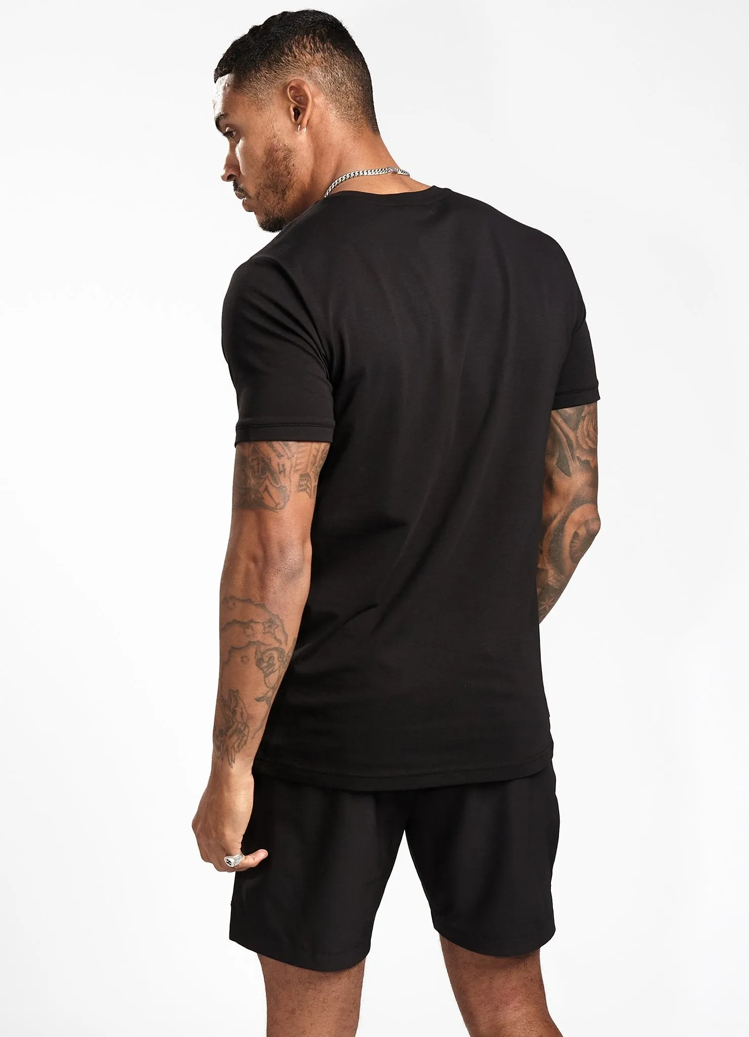 Gym King Miles Tee - Black/Reflective